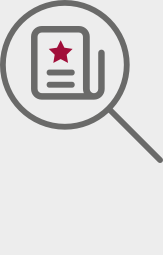 Group 17 Icon eine Lupe in der ein Dokument ist