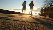 Joggen im Herbst