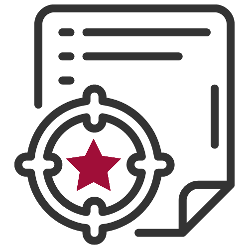 Zielfimenliste mit Stern- Icon