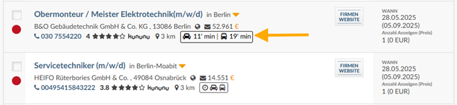 neue-features-landingpage-deutscher-screenshot-fahrzeitberechnung Screenshot zur Fahrzeitberechnung